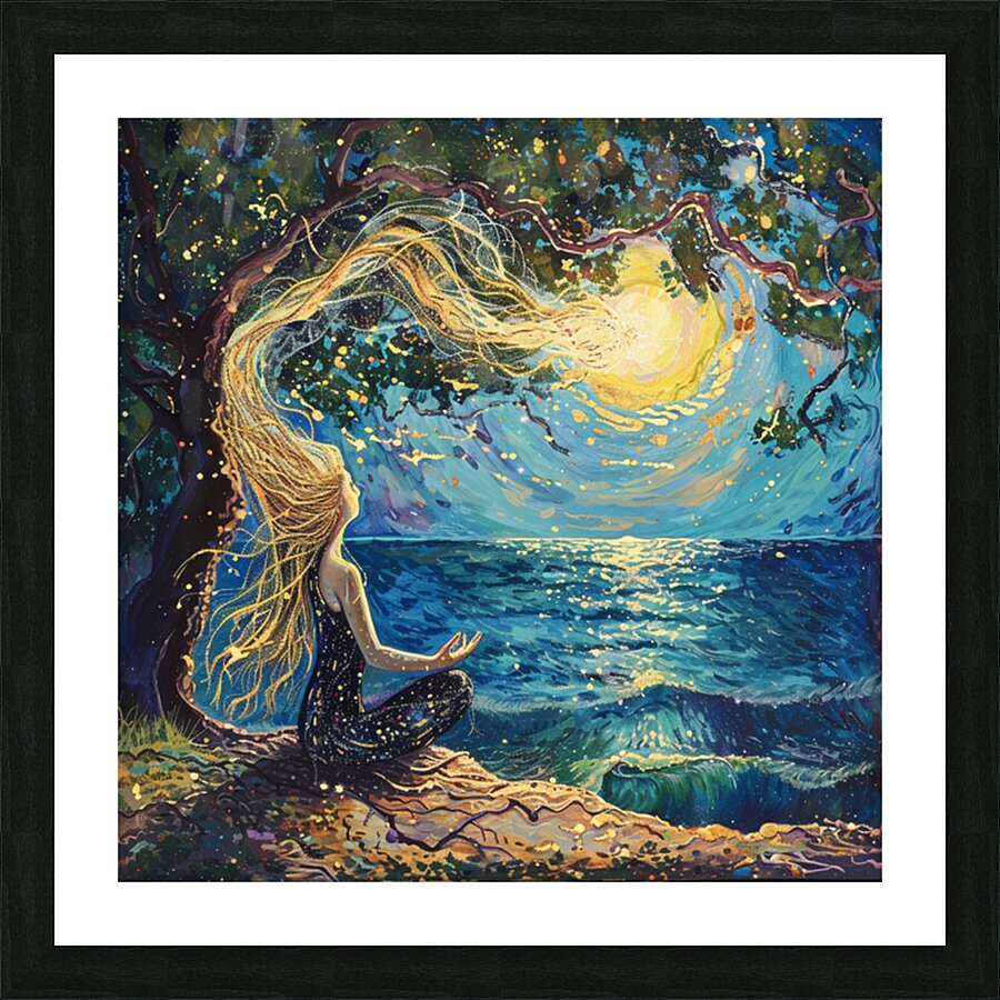 Luminous Tranquility  Picture Frame print