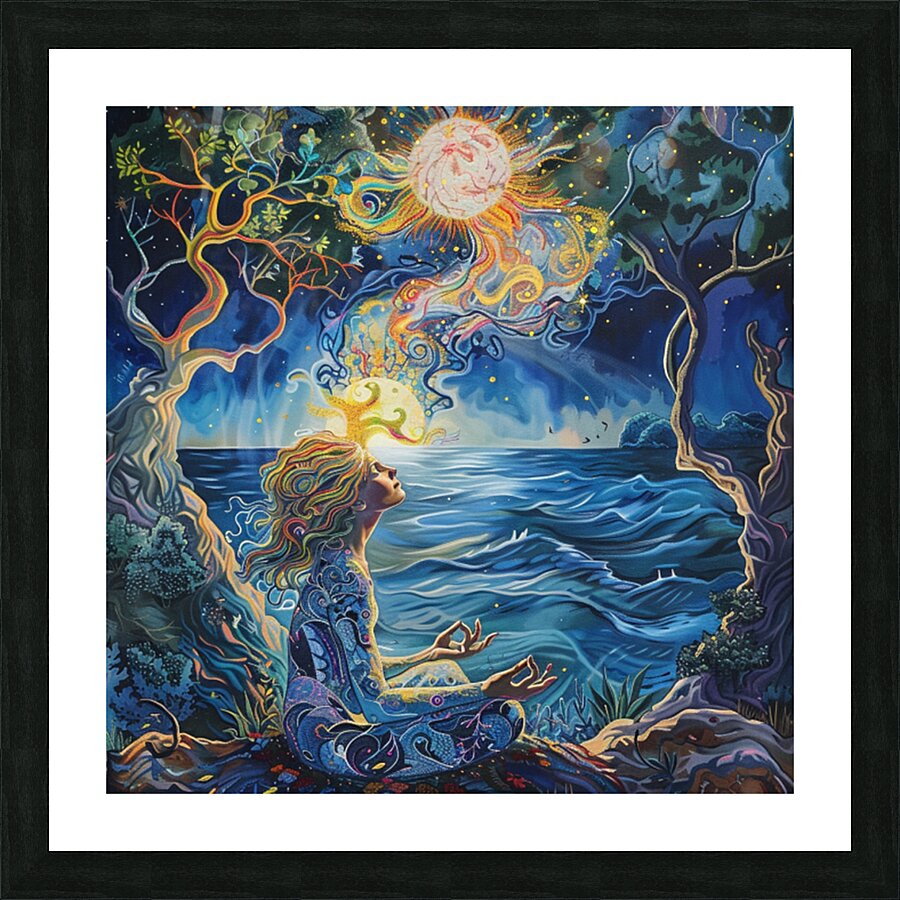 Cosmic Serenity  Picture Frame print