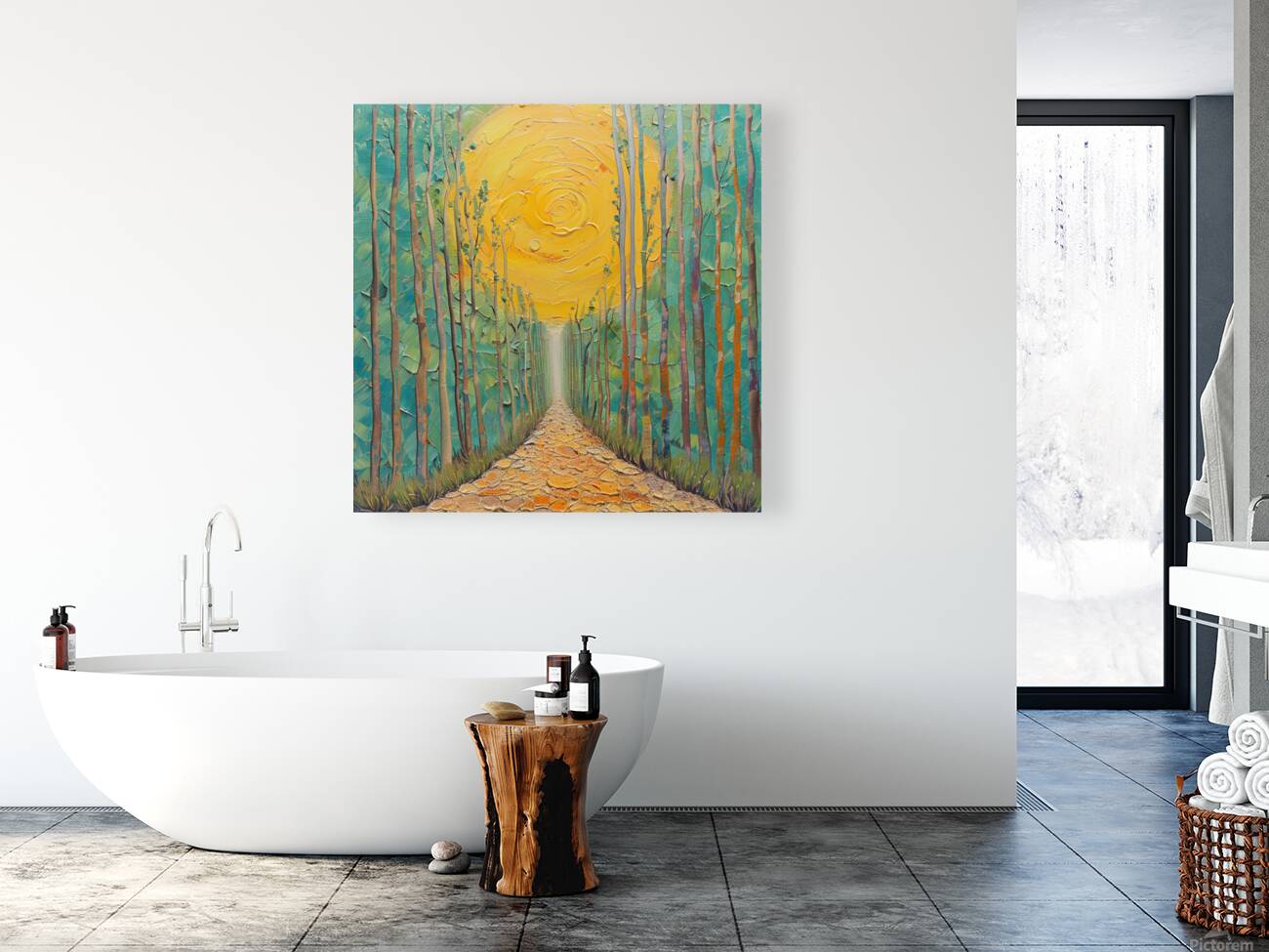 Pathway Through The Forest Reproduction