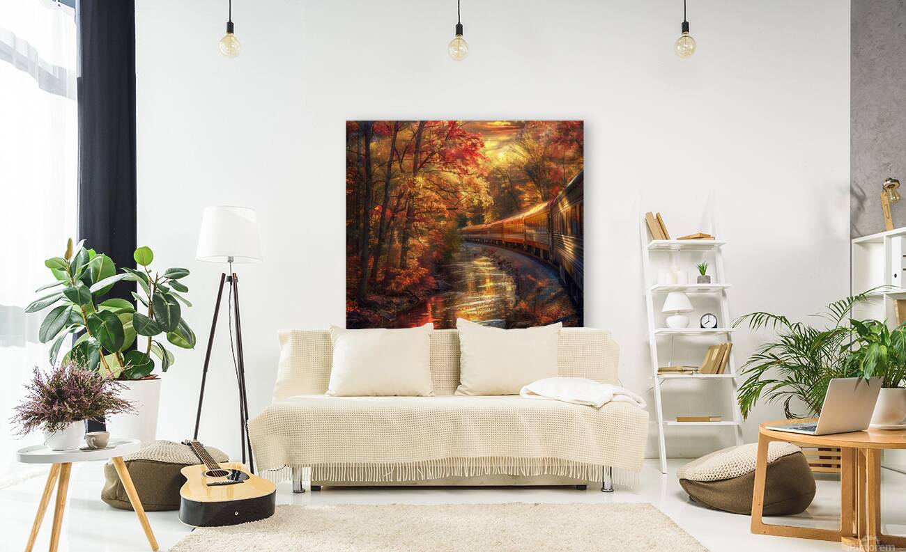 Train Ride Through the Country  Reproduction