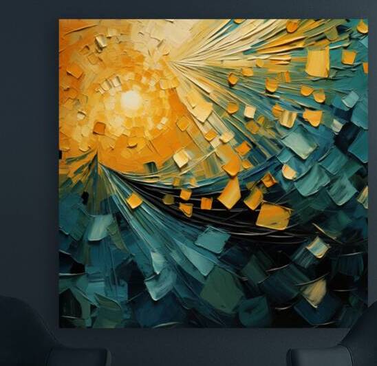 Radiant Burst  by Expressionist Muse MMXXIV