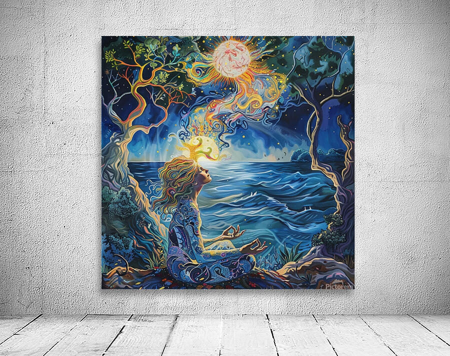 Cosmic Serenity  Wall Preview
