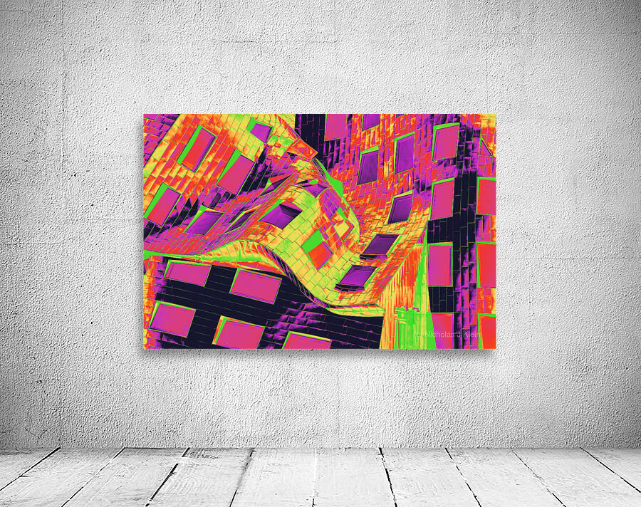 Colorful Infrared Gradient Map Architecture With Abstract Window by ...