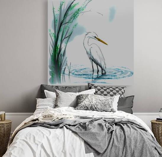 Heron by Sandi McCartney