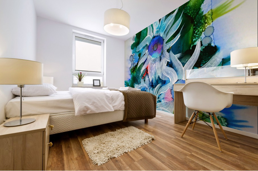Floral Burst Mural print