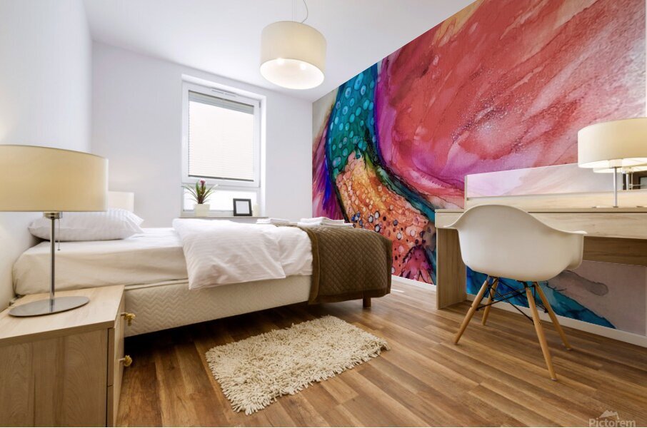 Chicken Dance Mural print