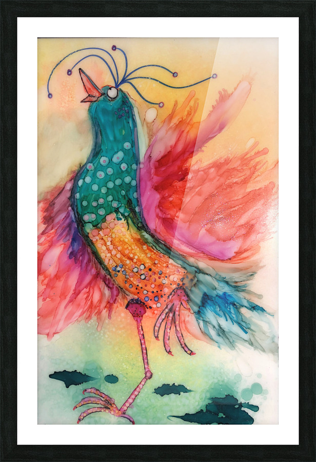 Chicken Dance Picture Frame print