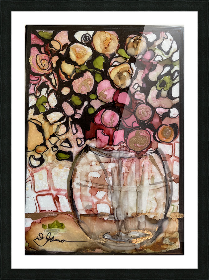 Floral Fun Picture Frame print