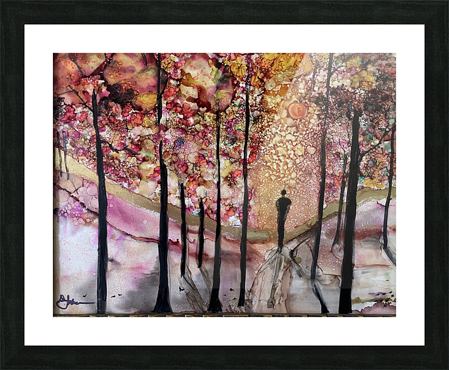 The Wanderer Picture Frame print