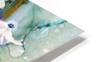 Blue Floral HD Metal print