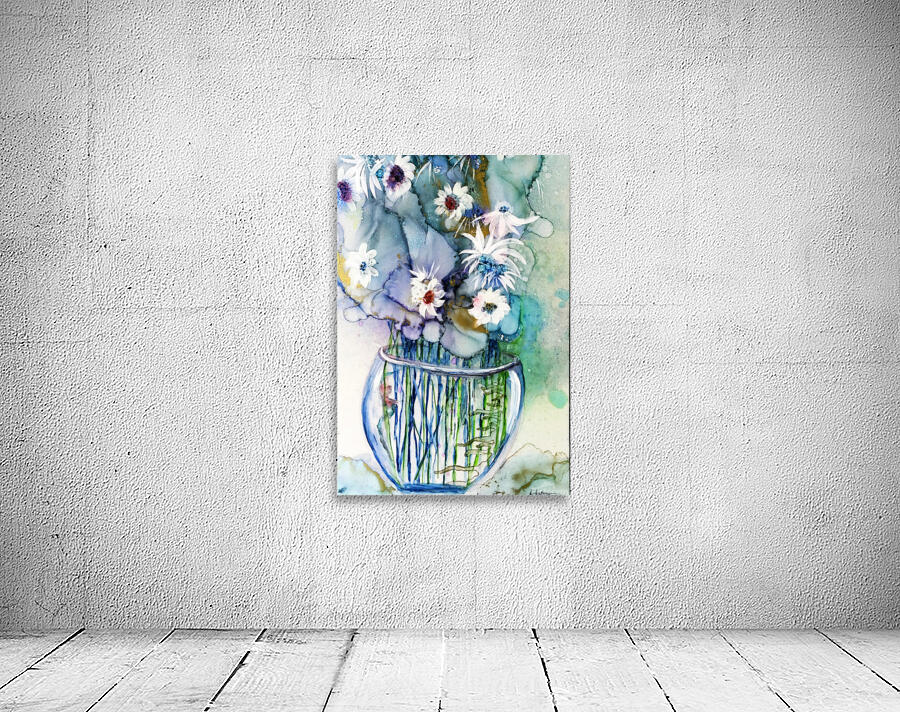 Blue Floral Wall Preview