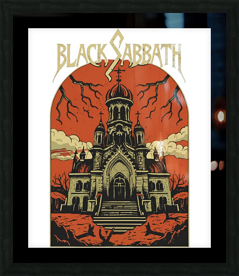Black Sabbath 7 Picture Frame print