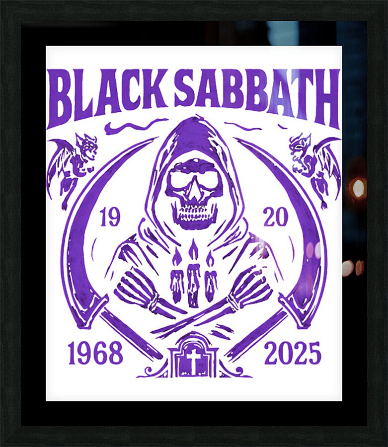 Black Sabbath 8 Picture Frame print