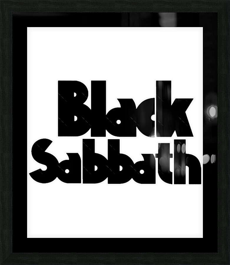 Black Sabbath 9 Picture Frame print