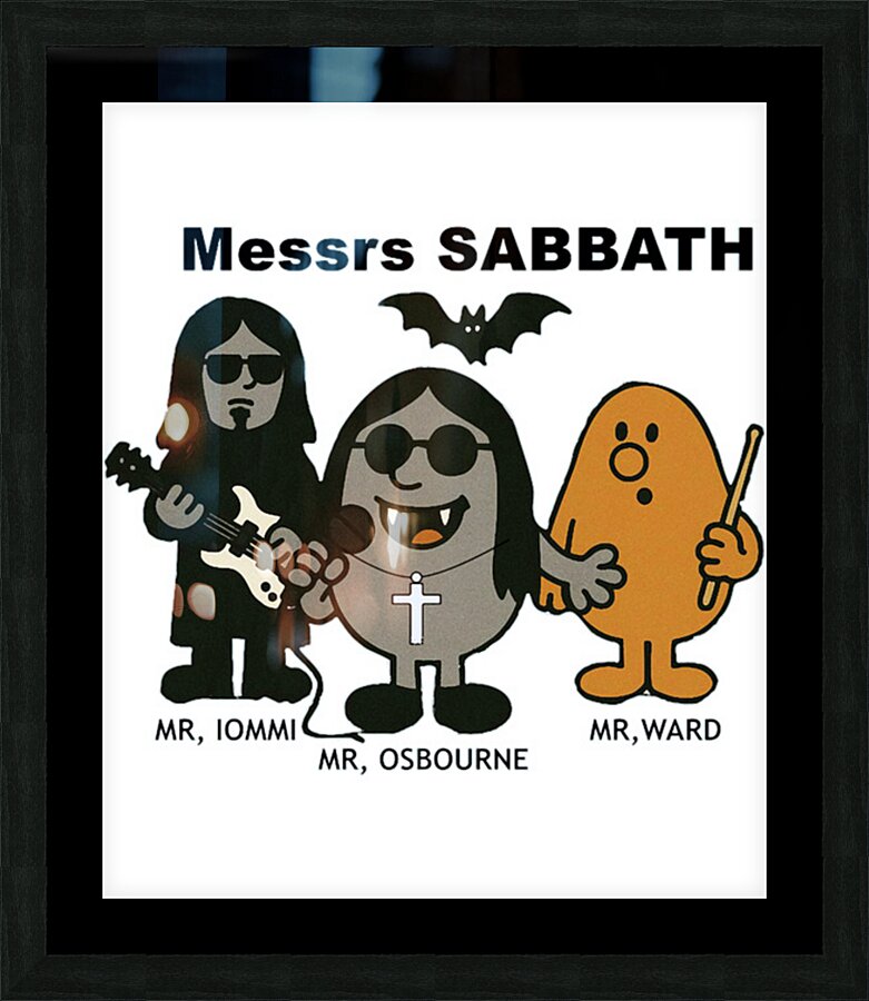 Black Sabbath 24 Picture Frame print