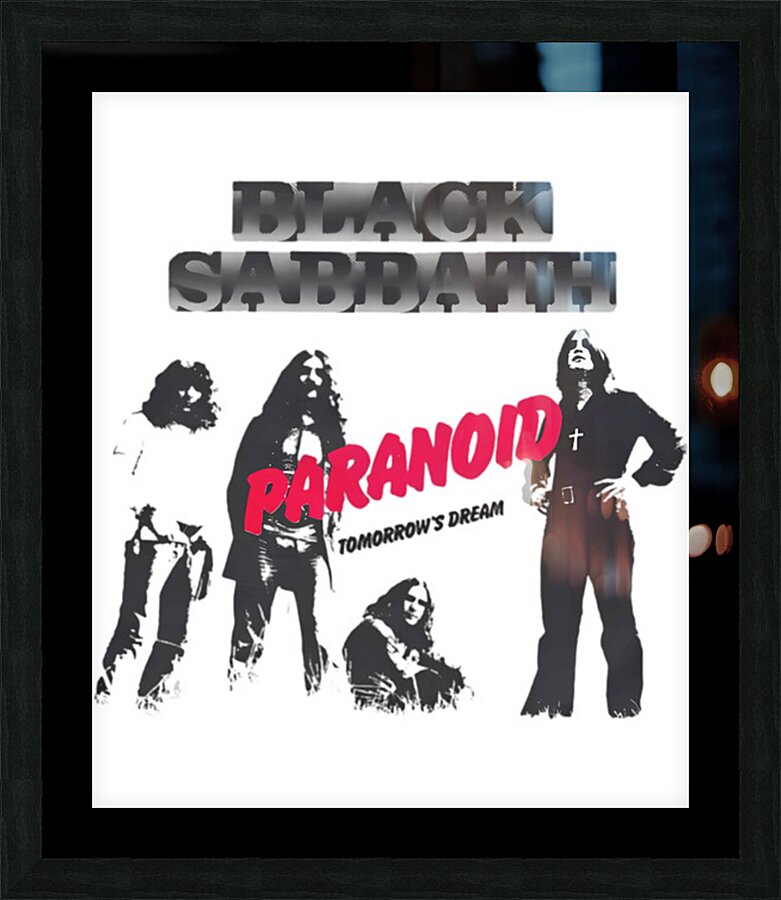 Black Sabbath 25 Picture Frame print