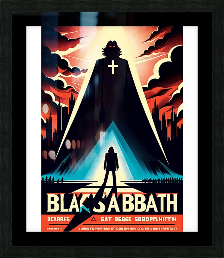 Black Sabbath 29 Picture Frame print