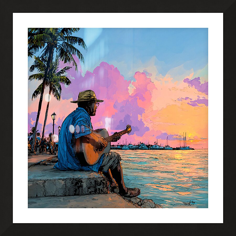 Key Wested Picture Frame print