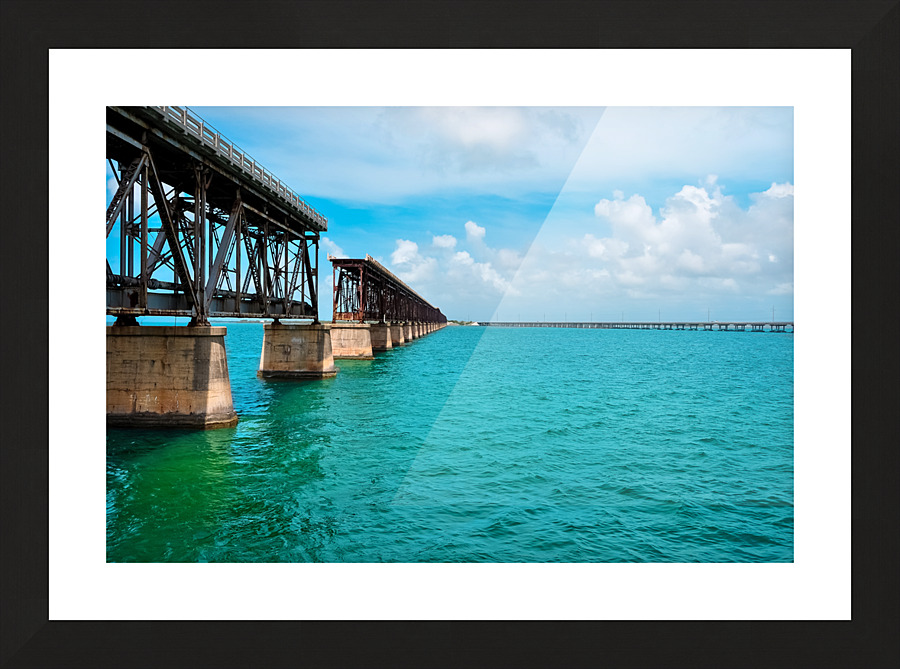 Broken Bridge Picture Frame print