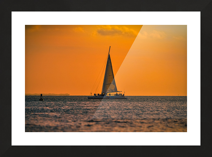 Orange Keys Picture Frame print