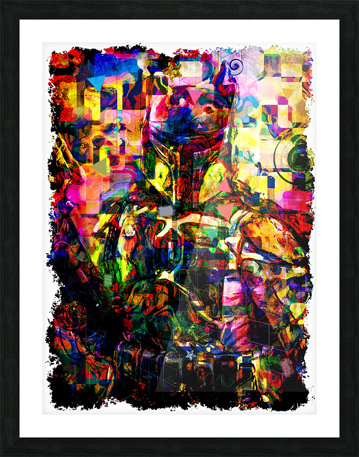 Boba style  Picture Frame print