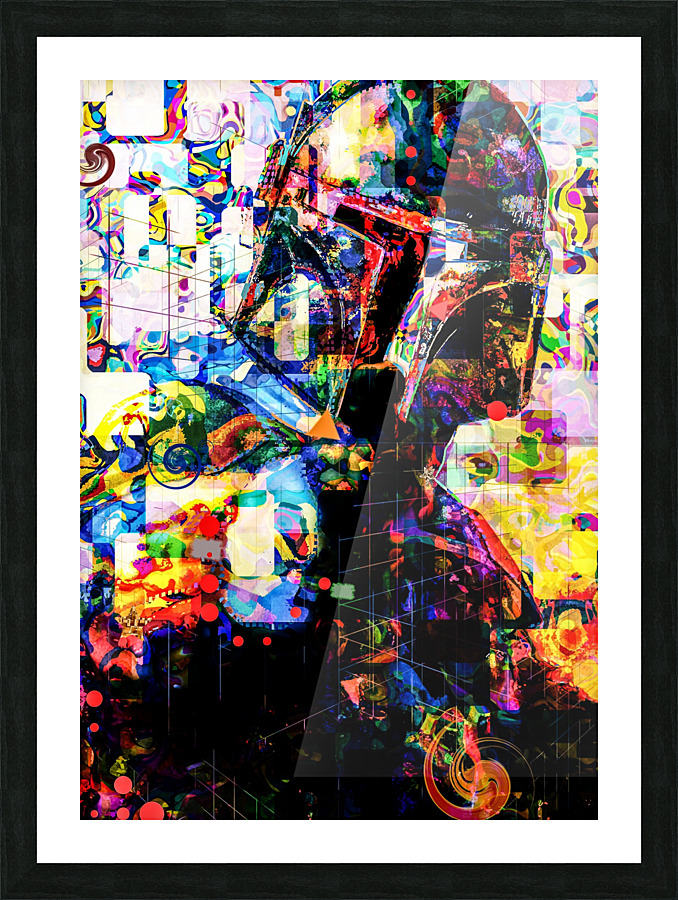 Boba style 2 Picture Frame print