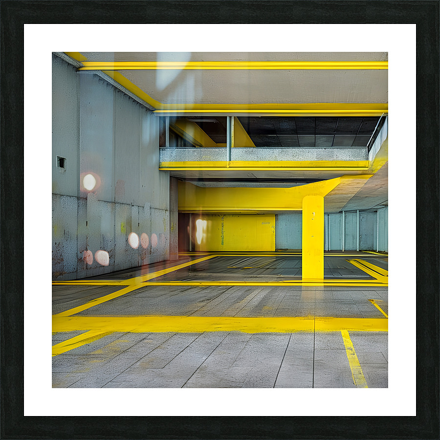 Yellow bunker 26 Picture Frame print