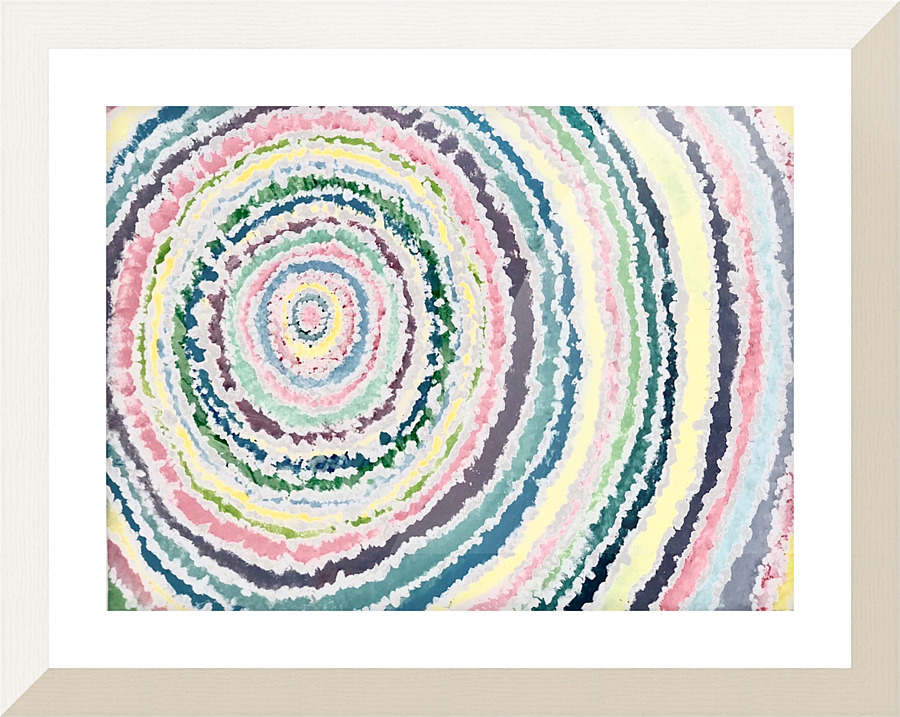 Circle Roll Picture Frame print