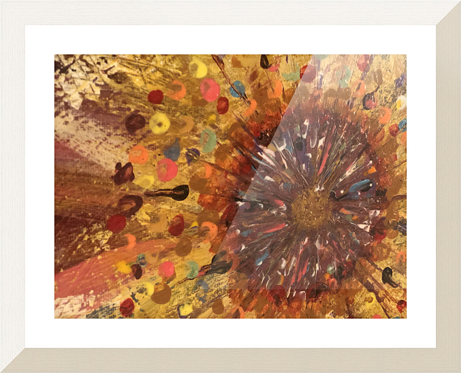 Bursting  Picture Frame print
