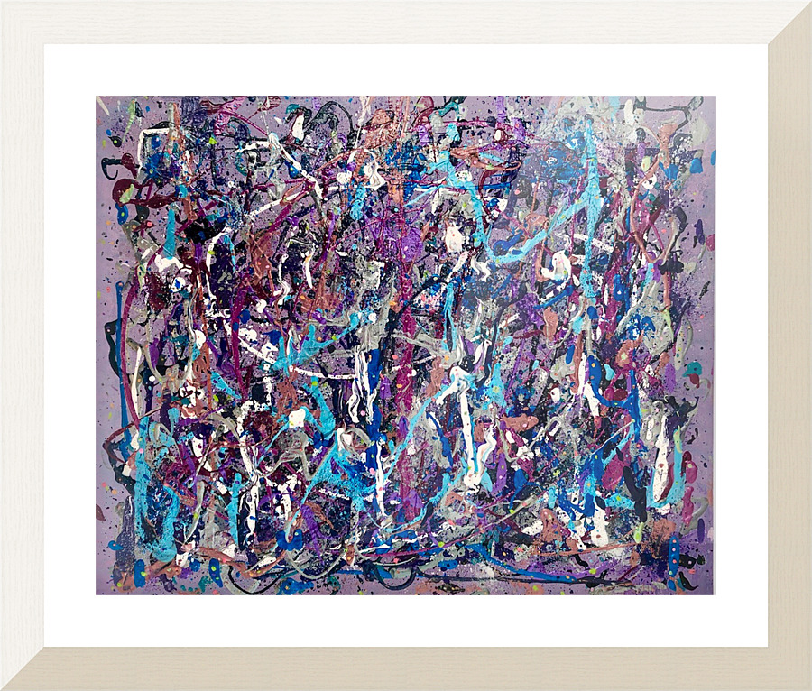  Purple Reign Picture Frame print