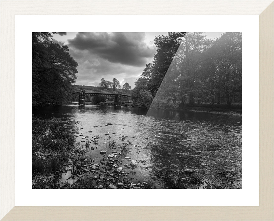 Under The Lake Picture Frame print