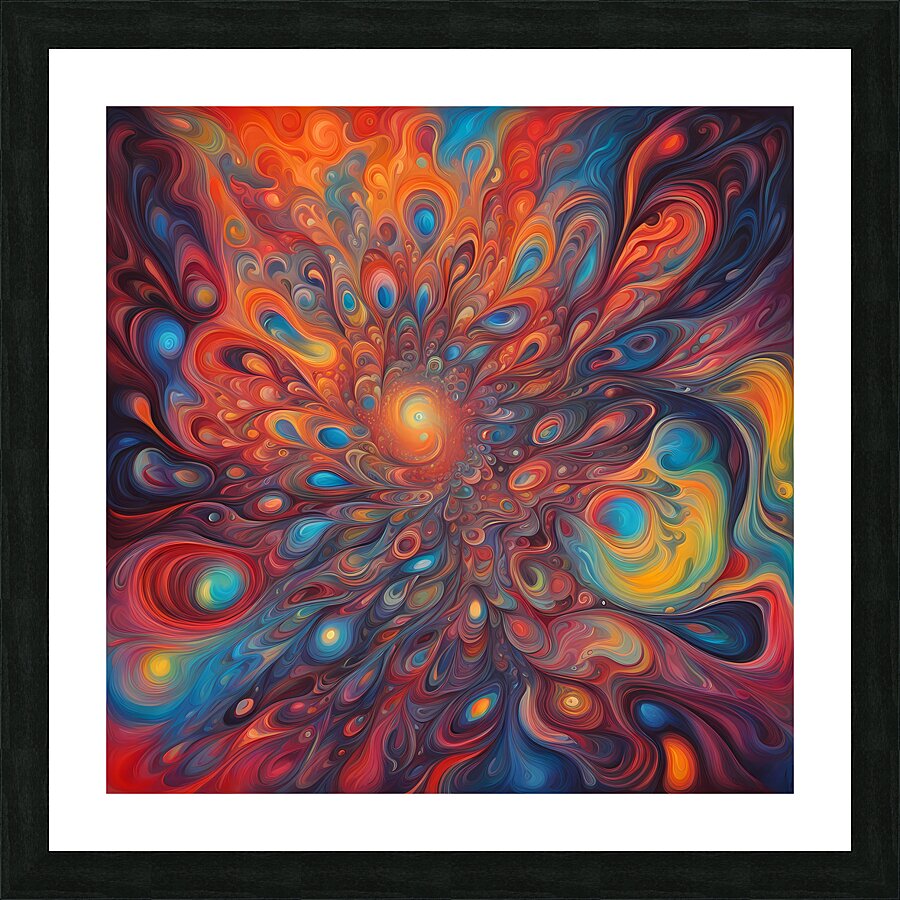 Harmonious Echo Picture Frame print