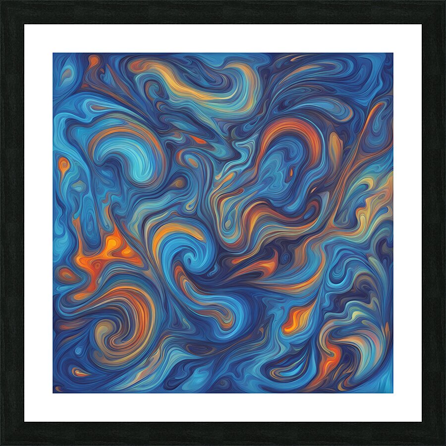Intricate Perspective Picture Frame print
