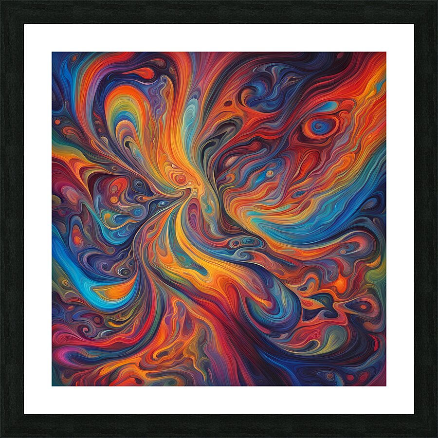Evolving Pattern Picture Frame print