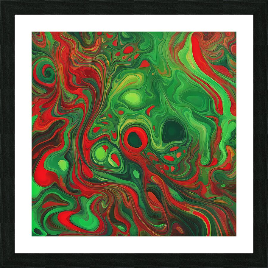 Dazzling Composition Picture Frame print