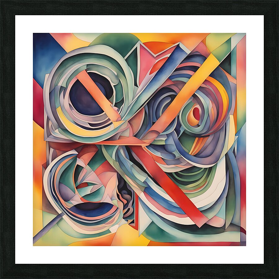 Pulsing Echo Picture Frame print
