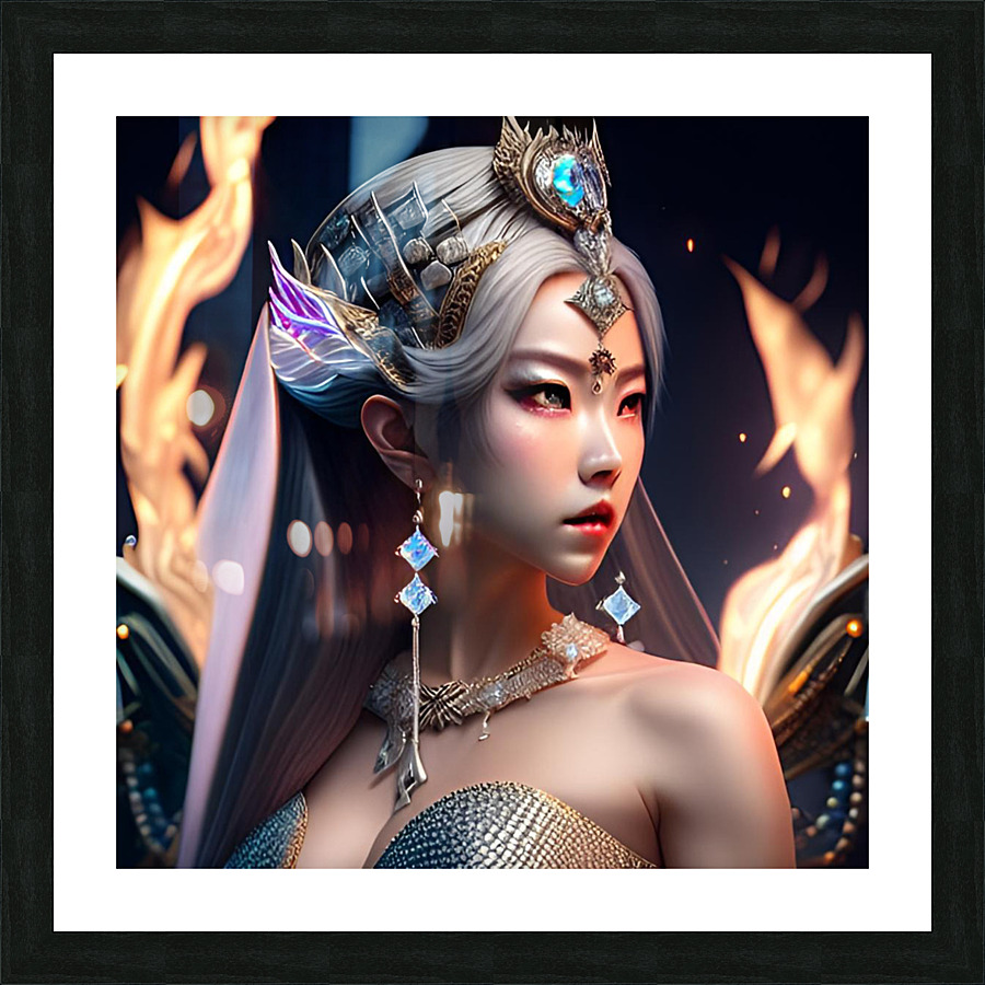 Princess Thailong Picture Frame print