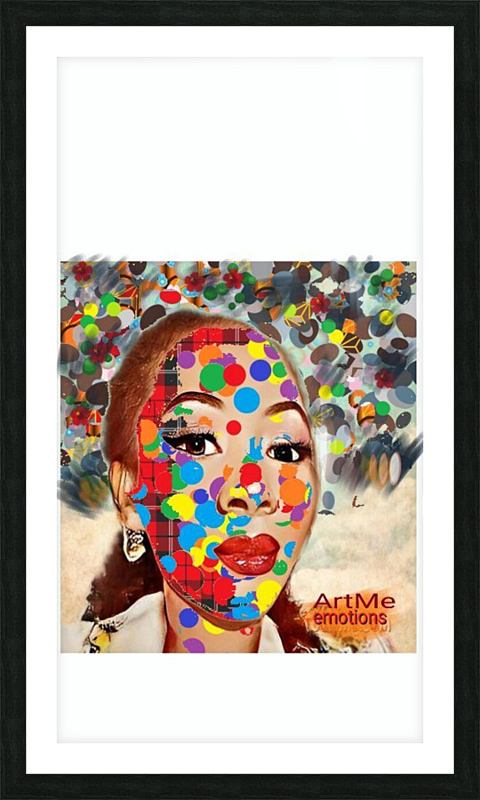 The Face 2 Picture Frame print