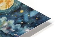 Starry Valley River HD Metal print