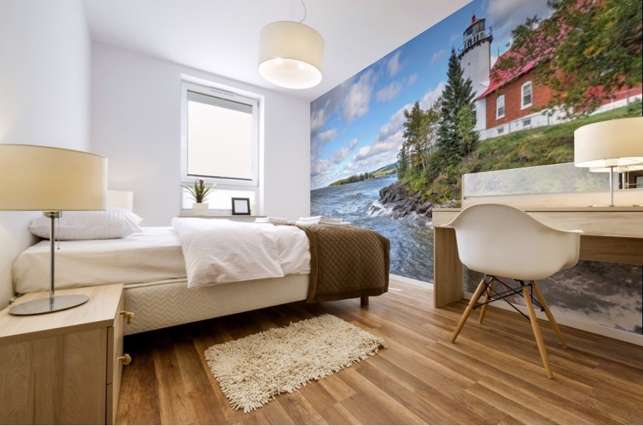 Lake Superior Lighthouse 3 Mural print
