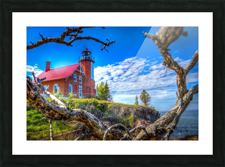 Lake Superior Lighthouse Picture Frame print