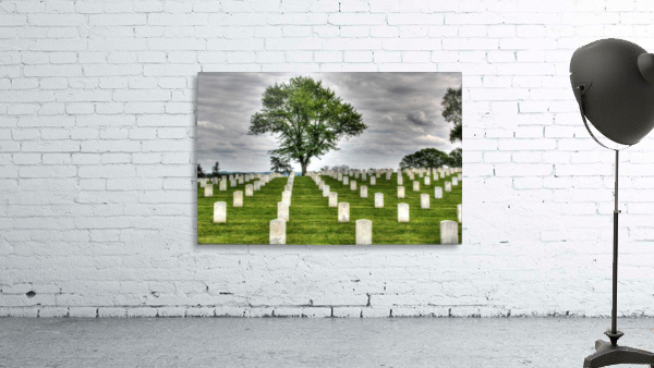 Cemetery Memorial Flags Wall Preview