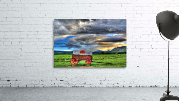 Wagon Wheel Wall Preview