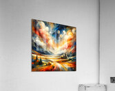 Abstract Countryside Acrylic Print