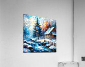 Log Cabin 2  Acrylic Print