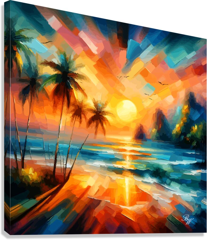Tropical Radiance Canvas Print