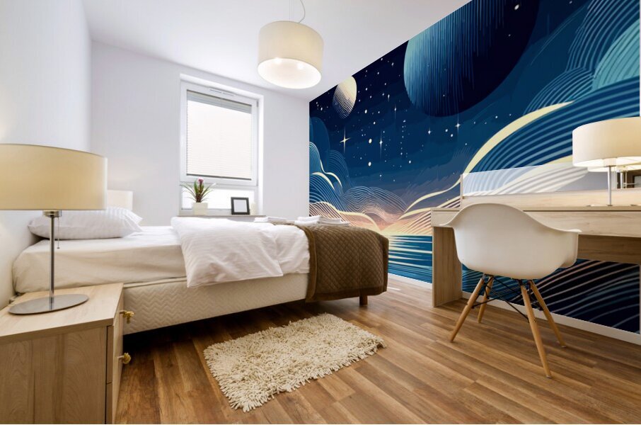 Celestial Horizon Mural print