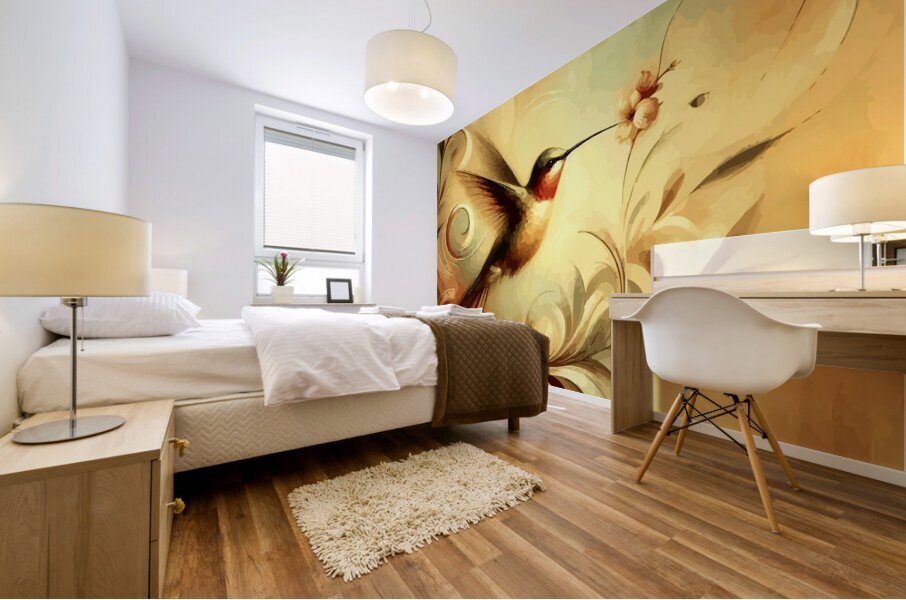 Floral Flight  Mural print