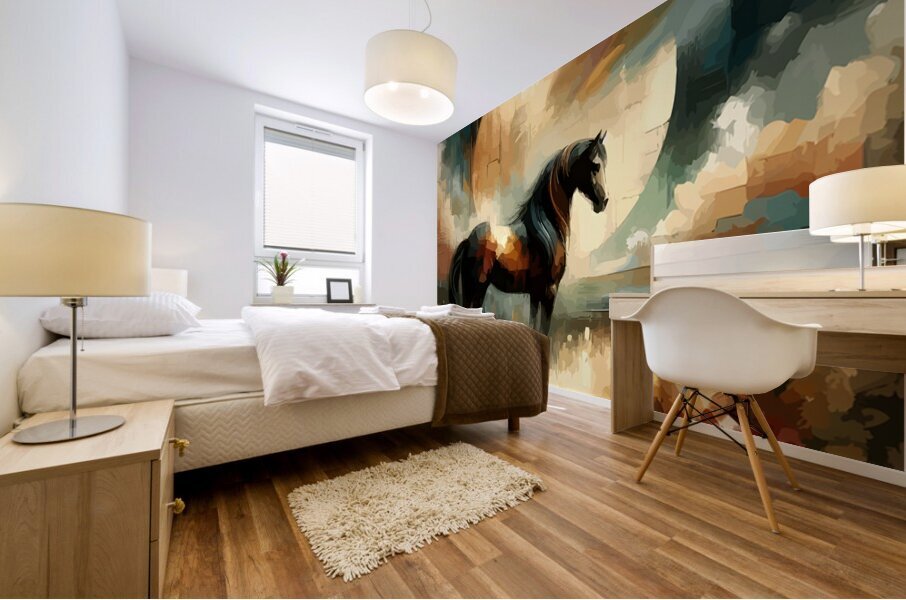 Moonlit Grace Mural print