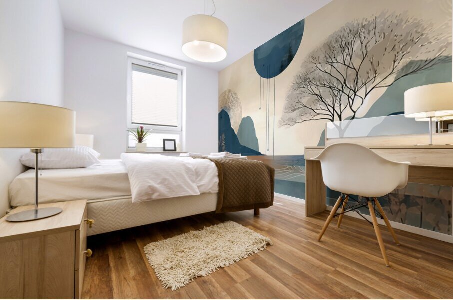 Silent Horizon Mural print